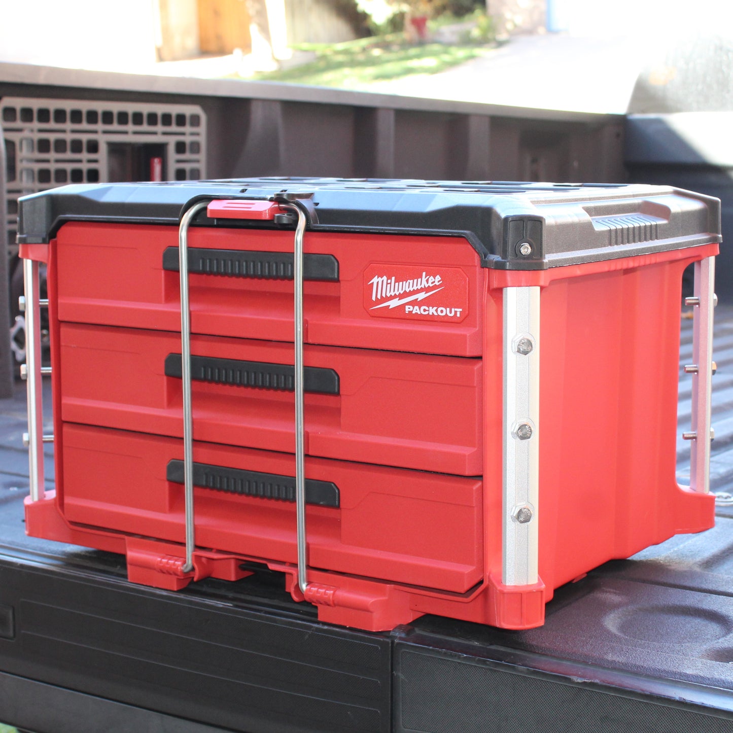 Alpha Rails™ Silver - Threaded Milwaukee Packout Rails