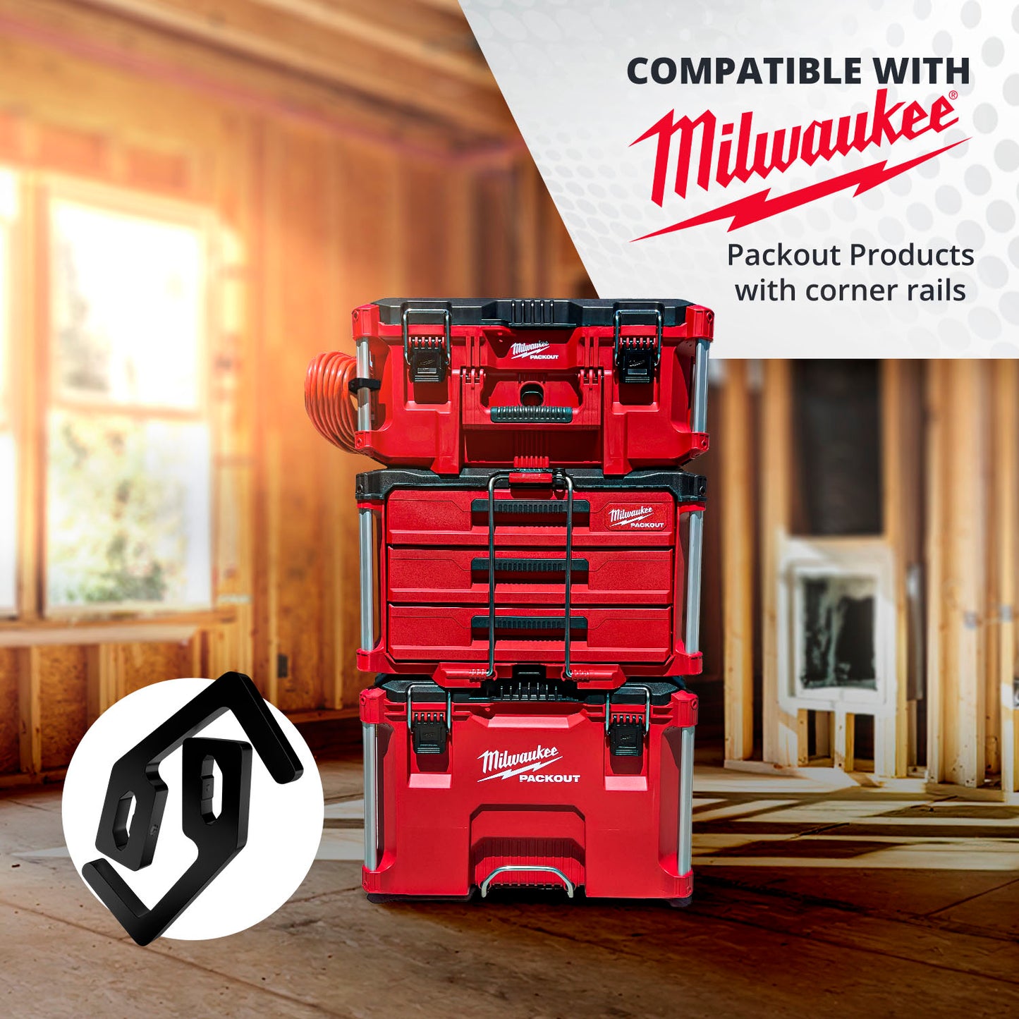 Cord Mounts - Compatible with Milwaukee Packout