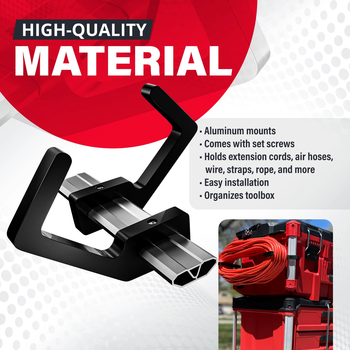 Cord Mounts - Compatible with Milwaukee Packout