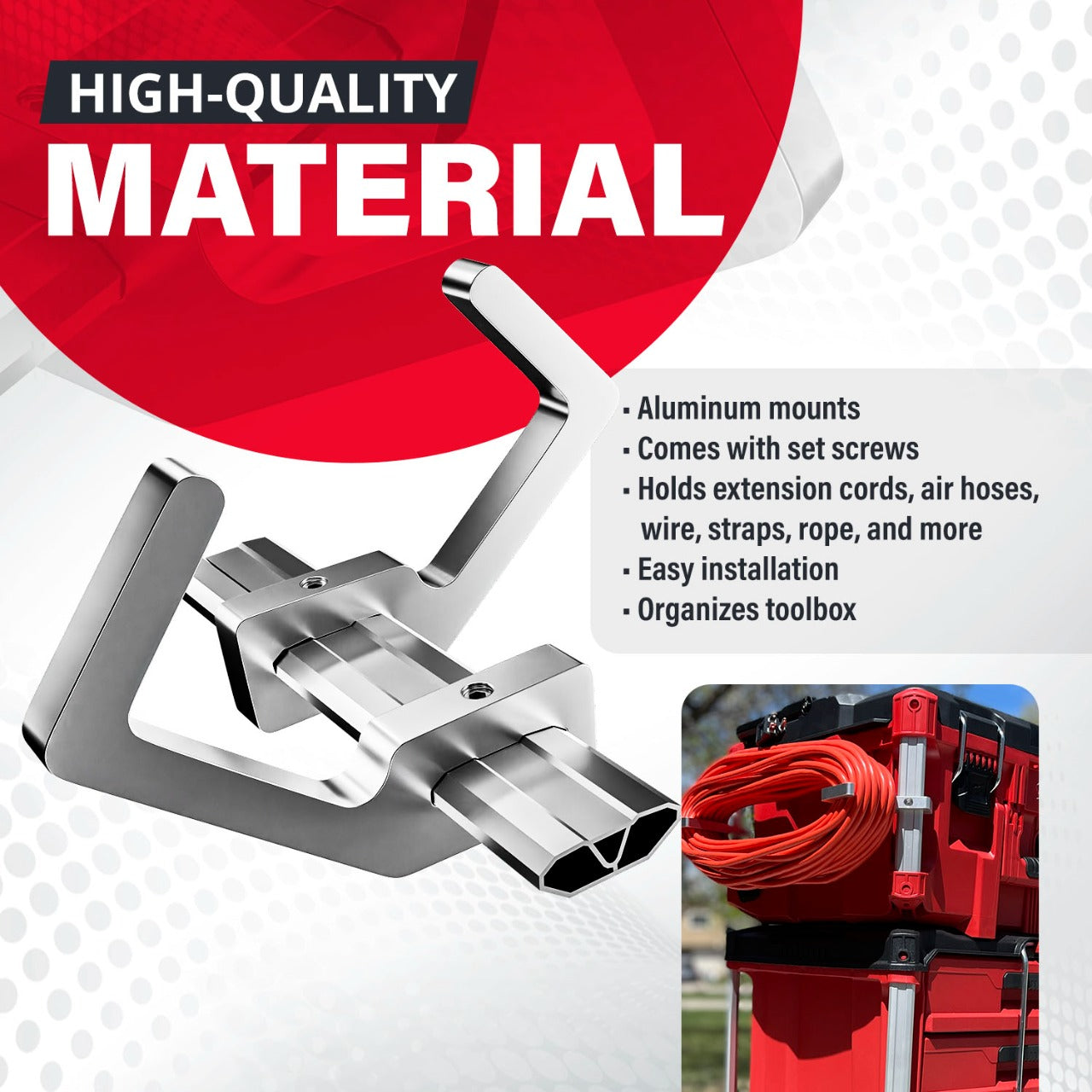 Cord Mounts - Compatible with Milwaukee Packout