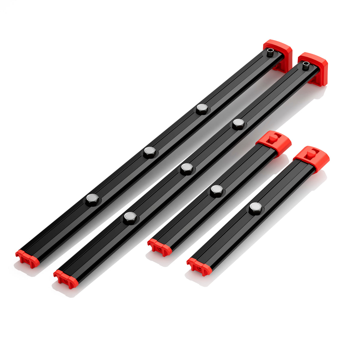 Alpha™ Rails Black - Threaded Milwaukee Packout Rails