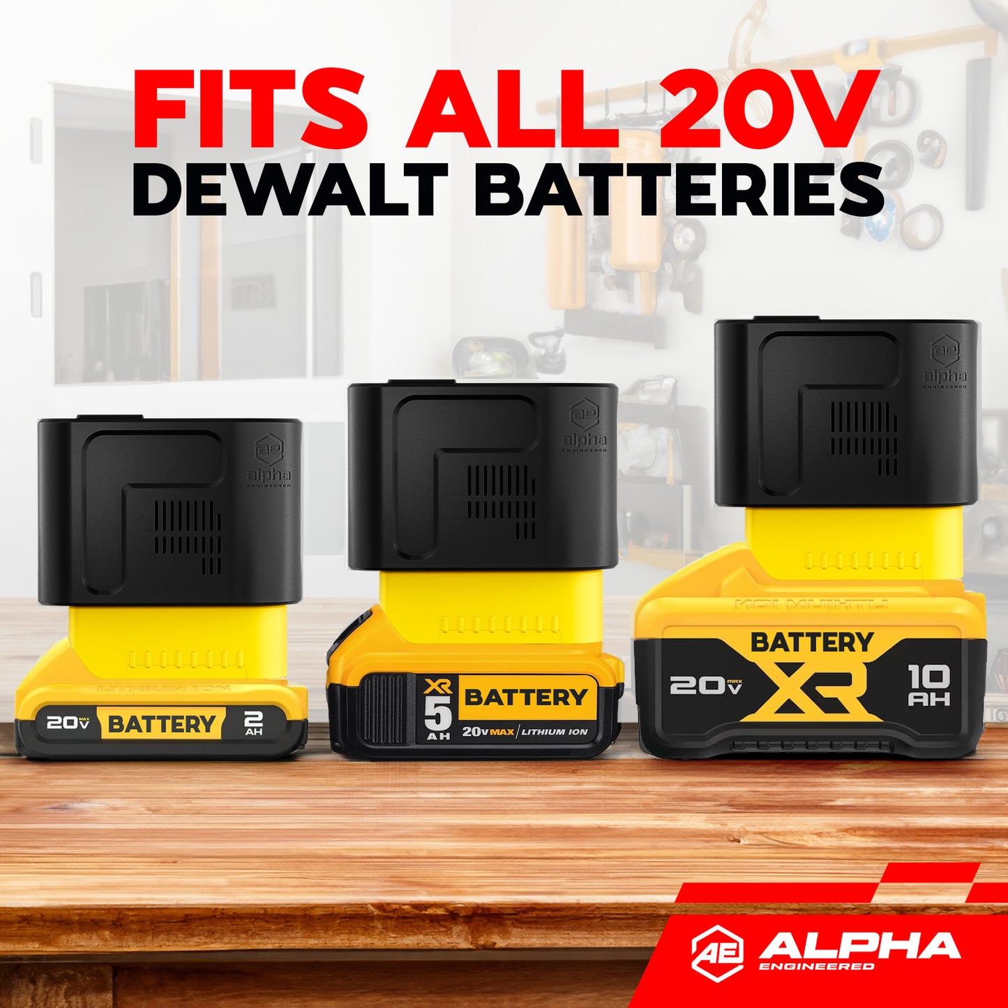 Alpha Inverter - Power Supply Inverter for DeWalt 20V Battery