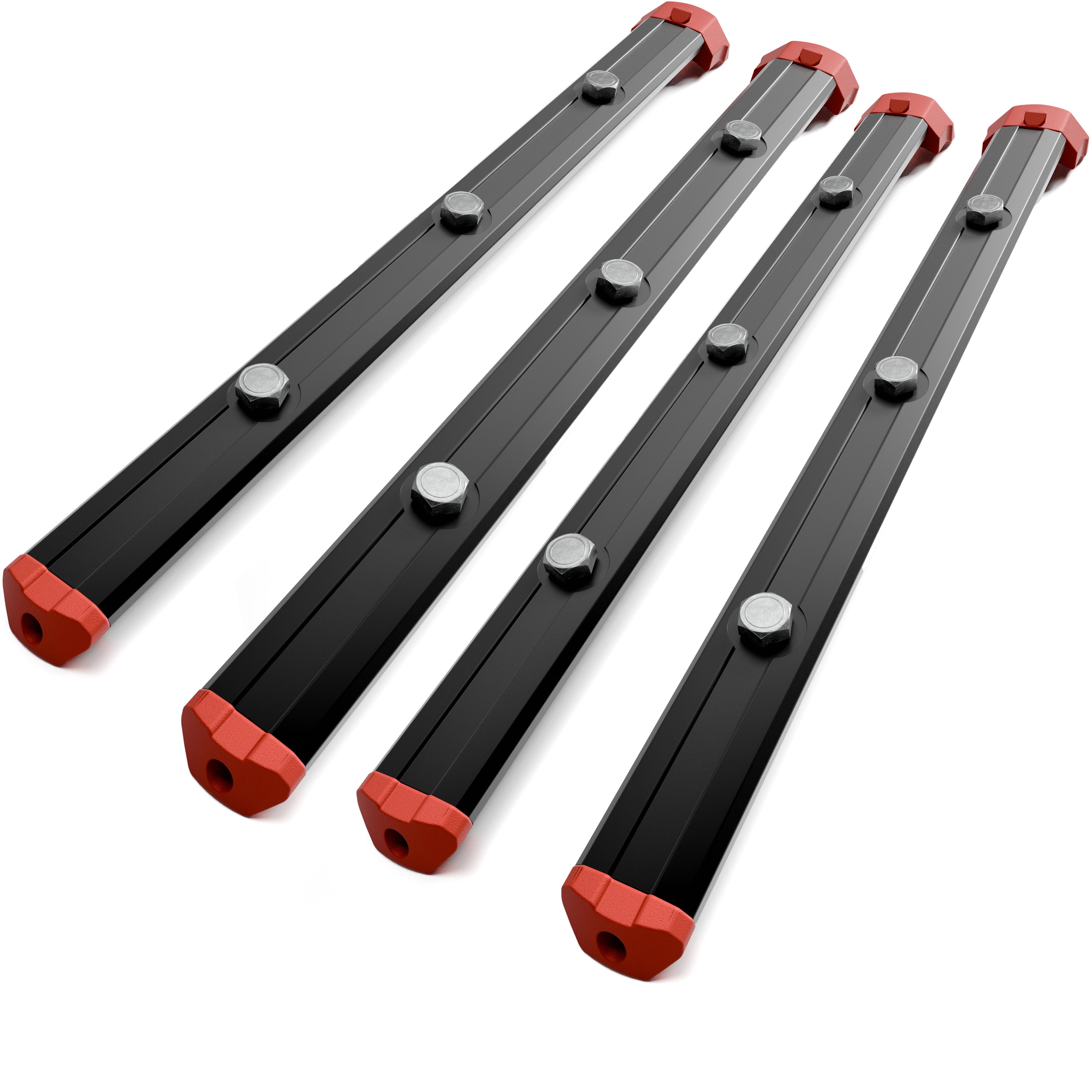Milwaukee Packout Rails Alpha Rails™ Black - Threaded Milwaukee Packout Rails – Alpha Engineered