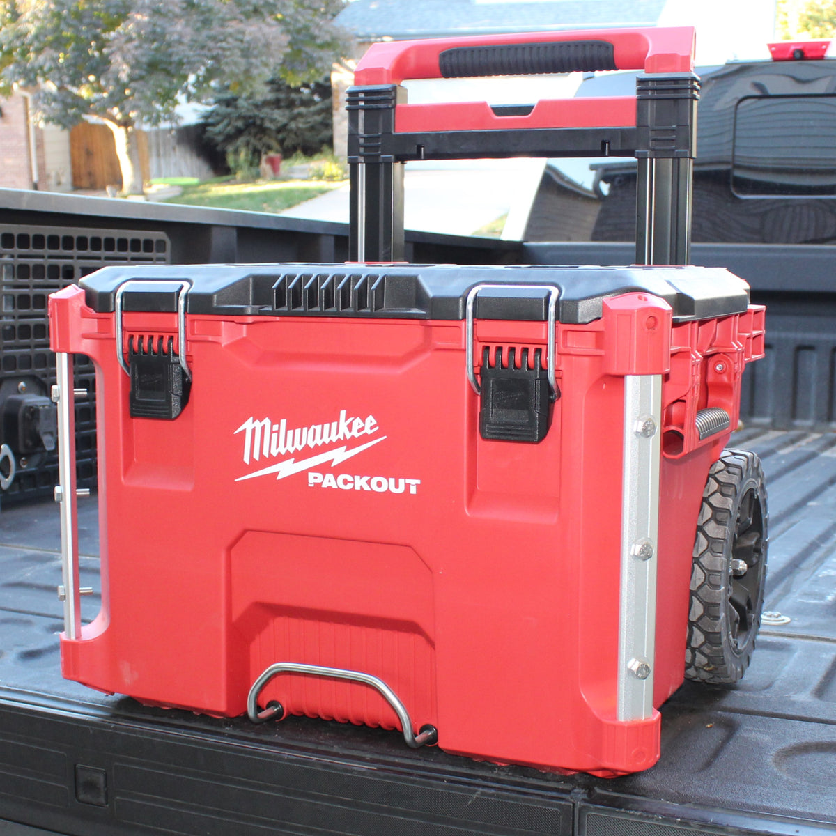Threaded Box With Rails Alpha Rails™ Silver - Threaded Milwaukee Packout Rails – Alpha Engineered