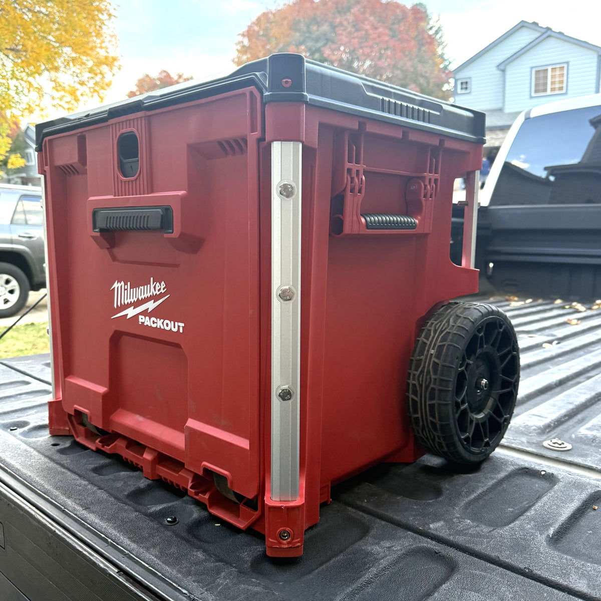 Alpha™ Rails Silver - Threaded Milwaukee Packout Rails