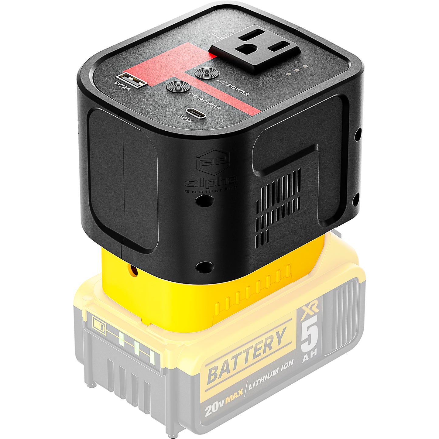 Alpha Inverter - Power Supply Inverter for DeWalt 20V Battery